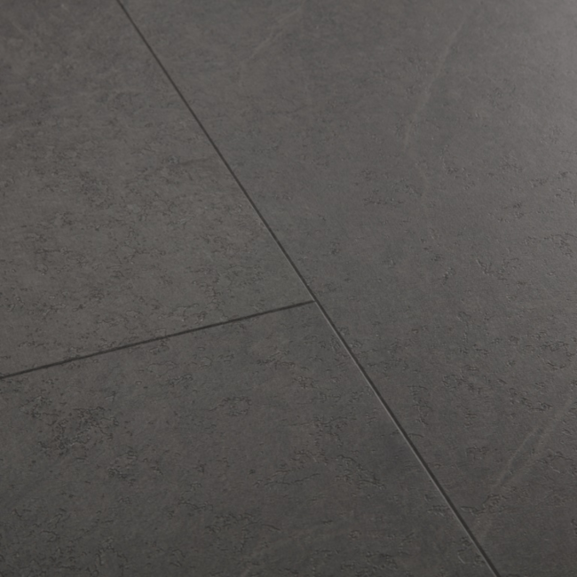 QUICK STEP : BLACK SLATE ORO BASE VINYL FLOORING TILES LVT AVSTT40035