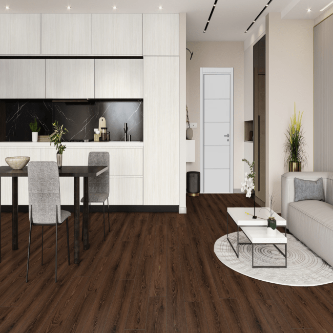 Stepclick Harbour V groove 8mm laminate flooring AC4