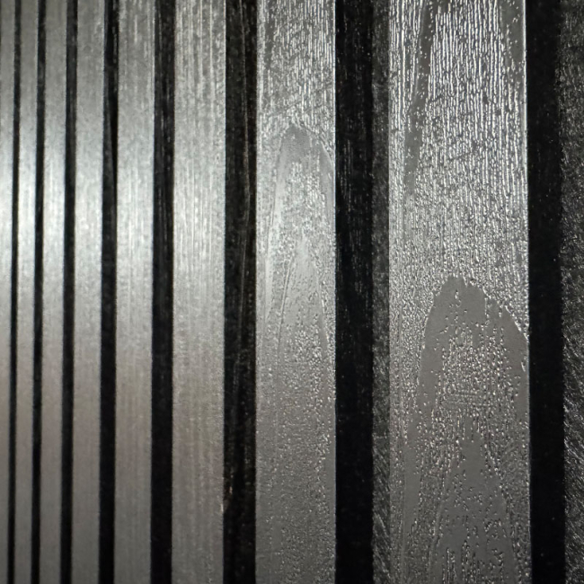 Acoustic Wall Panel Black Oak 60cm x 240cm