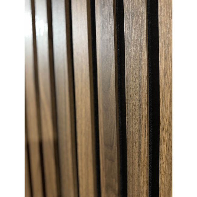 Acoustic Wall Panel Walnut 60cm x 240cm