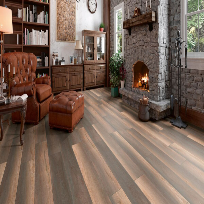 Kronotex gnarrenburg oak brown 12mm V groove AC5 laminate flooring