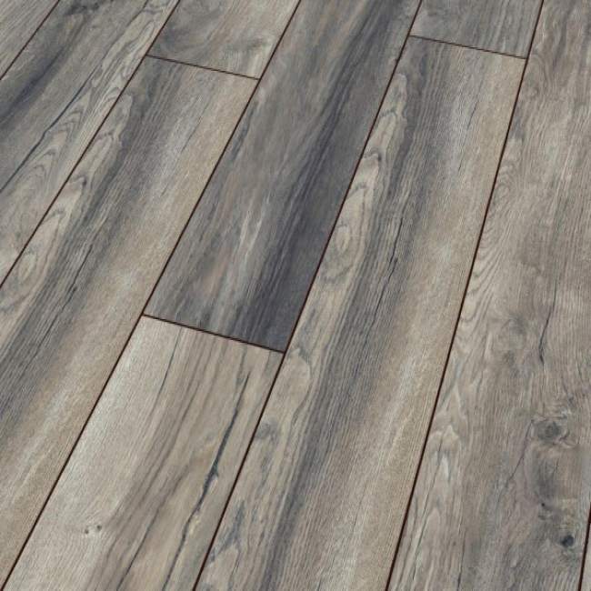 Kronotex harbour oak grey 12mm V groove AC5 laminate flooring