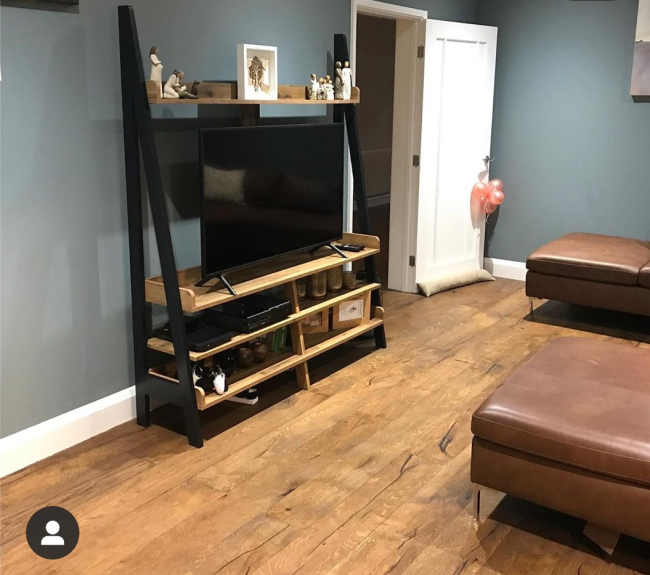Emperor Distressed Vintage golden Oak Brushed oiled Engineered Wood Flooring