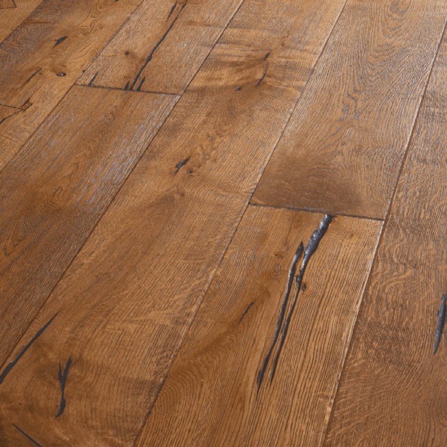 Emperor Distressed Vintage golden Oak Brushed oiled Engineered Wood Flooring