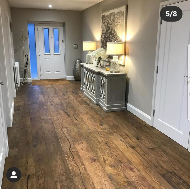 Emperor Distressed Vintage golden Oak Brushed oiled Engineered Wood Flooring