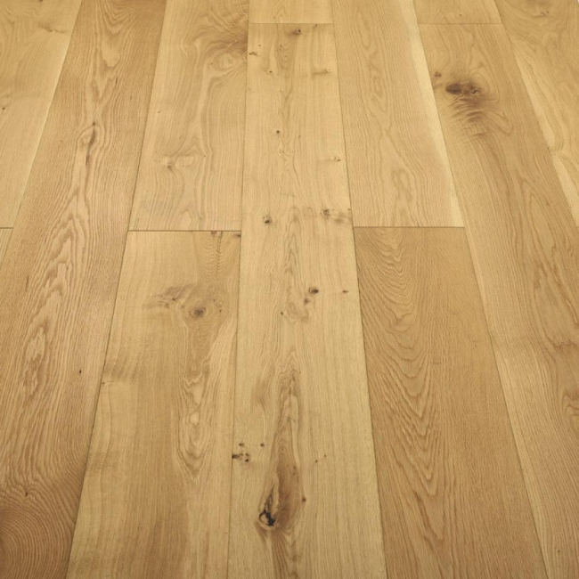 Click Engineered Wood Flooring 125mm Natural Rustic Oak Brushed and Oiled