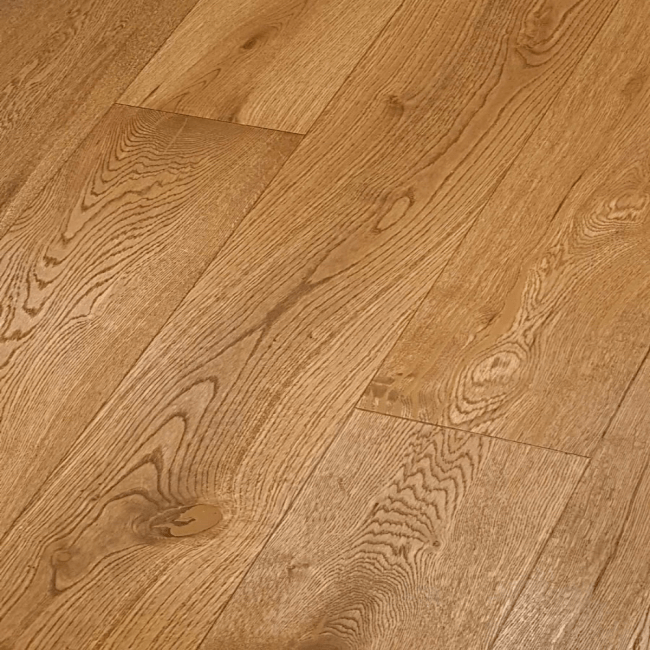 Engineered Wood Flooring Natural Rustic Brushed and Oiled 190 Wide