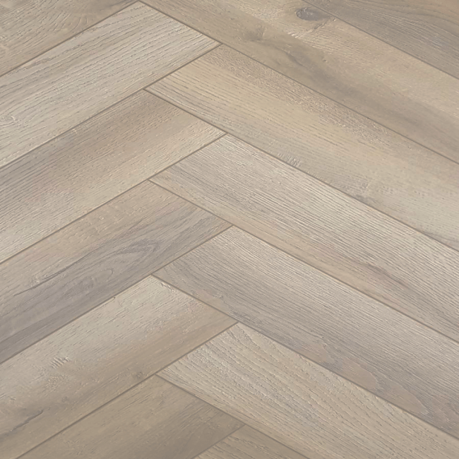 Vintage herringbone limed grey oak 12mm v groove laminate flooring