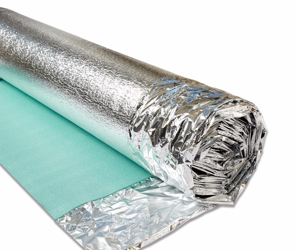 Acoustic Foam Laminate & Wood Underlay - Silver 3mm