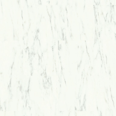 QUICK STEP : MARBLE CARRARA WHITE ORO BASE VINYL FLOORING TILES LVT AVSTT40136