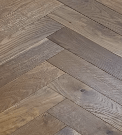 Herringbone Engineered Wood Flooring Smoked Brushed Oiled 15mm
