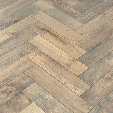 Herringbone Engineered Wood Flooring 14mm Rustic Plank Brushed & Oiled