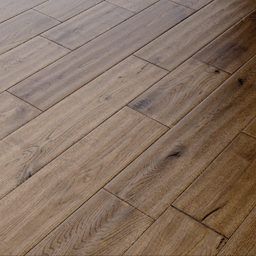 Golden hand scraped Brushed UV oiled Solid wood flooring 18mm