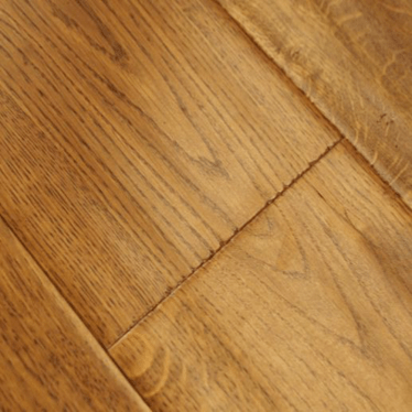 Golden Oak Hand-Scraped Engineered Wood Flooring Lacquered 190 Wide 15/4