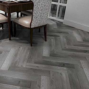 Slate grey herringbone 5mm SPC LVT Heavy duty 0.5 wear layer Click flooring. **Built in underlay**