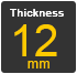  Thickness 12mm