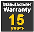  Manufacturer Warranty 15 years