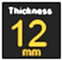  Thickness 12mm